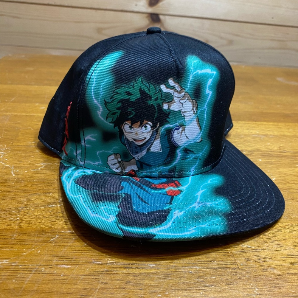 My Hero Academia Snapback Cap Hat Cosplay Funimation Bioworld Black